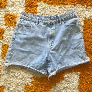 High Waist Cut Off Jean Shorts